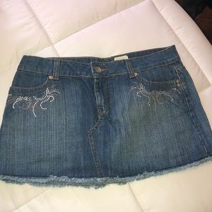 MINI jean skirt